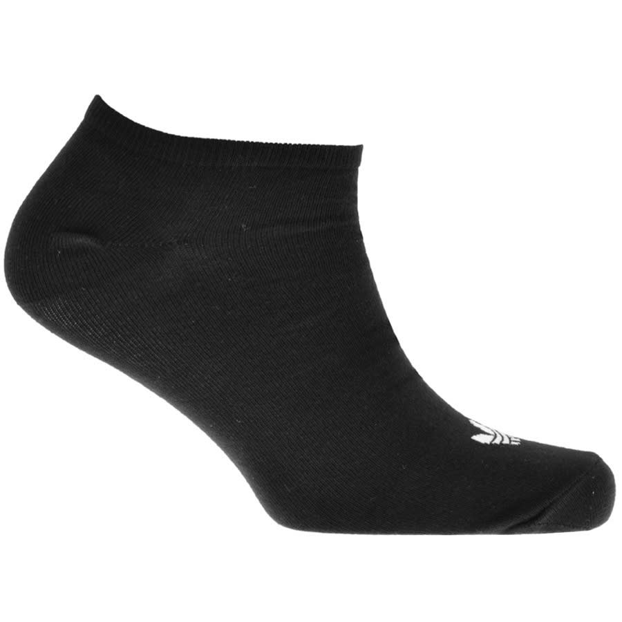 Alternative Image for ProductAdidas Originals Three Pack Trefoil Socks Black2